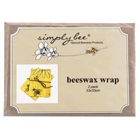 Simply Bee Beeswax Wraps 2 Pack 
